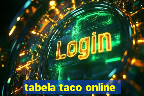 tabela taco online